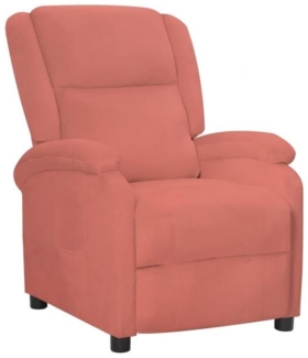 Relaxsessel Rosa Samt [342403]