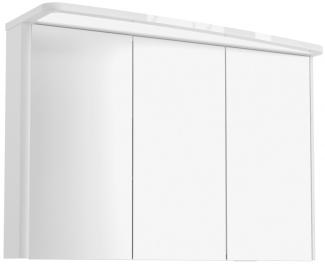 Lanzet CLASSICO Spiegelschrank 100 cm, Weiß, rechts