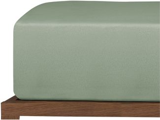 Uncover by Schiesser Spannbettlaken New Jersey - Edeljersey - 100 x 200 cm - Hellgrün