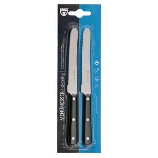 Tafelmesser 2 Stück schwarz, Serie OSLO