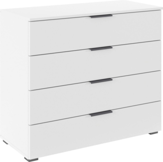 rauch Kommode Sideboard Schubladenkommode AGORDO mit Dekor- oder Hochglanzfront (in zwei Griff-Farben), Breite 93 cm mit 4 großen Schubladen für viel Stauraum MADE IN GERMANY
