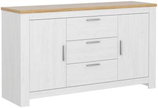 Kommode Sideboard Alabama 160x45x91cm Andersen Pinie Bernstein Oak