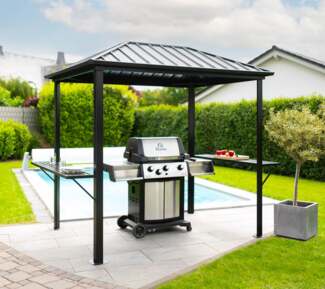 Sojag Metall Grillpavillon Dakota | Anthrazit | 178x243x246 cm