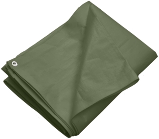 vidaXL Abdeckplane 260 g/m² 6x12 m Grün HDPE 151557