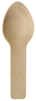 150 Fingerfood - Löffel, Holz "pure" 7,6 cm