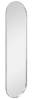 Rahmenspiegel Britney / Britta , Glas, Metall , Silber, Verspiegelt , 40 x 150 x 0 cm