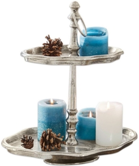 Mirabeau Etagere Etagere Barberie silber, Aluminium