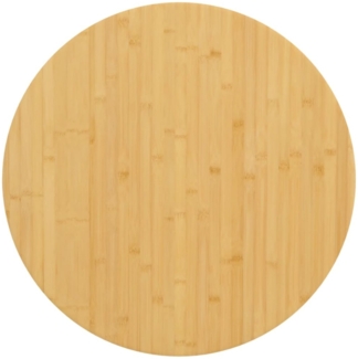 vidaXL Tischplatte Ø70x1,5 cm Bambus 352675