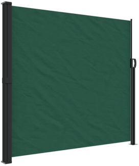 vidaXL Seitenmarkise Ausziehbar Dunkelgrün 180x600 cm 4004545