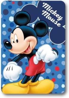 Kinderdecke Mickey Mouse Babydecke Fleecdecke 100 x 140 cm, Disney
