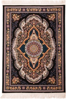 Morgenland Orientteppich - Amira - rechteckig - 150x100 - Schwarz