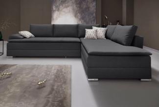 INOSIGN Ecksofa Night & Day L-Form mit Dauer-Schlaffunktion mit Armlehne, mit Boxspring-Bettfunktion 180x200 cm und Bettkasten, Dauerschläfer!