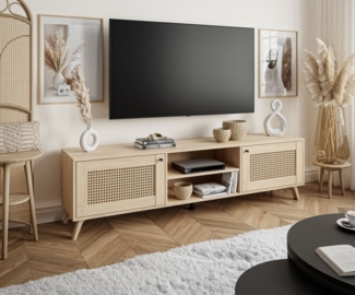 Lookway Sideboard VIENNA 3D mit Wiener Geflechtimitation