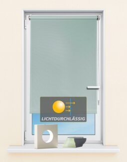 Seitenzugrollo Seitenzugrollo 'Ida', Lichtschutz, Klemmfix, ohne Bohren, Fixmaß, Kutti, Lichtschutz, ohne Bohren, Klemmfix, Sichtschutz, Sonnenschutz
