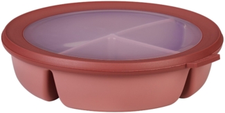 Mepal Cirquala Bento Bowl Vivid Mauve Dose rund mit Unterteilung