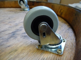 Temesso Pflanzkübel Kübel NATUR, Pflanzkübel aus Kastanienholz, 60 cm Durchmesser
