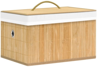 Bambus-Aufbewahrungsboxen, faltbarer Korb 4 Stk.