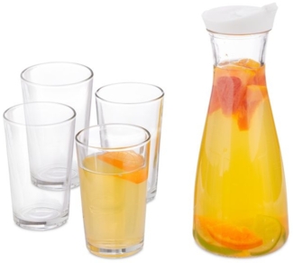Wasserkaraffe Set mit Gläsern