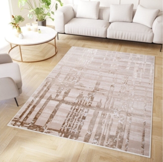 Tapiso Teppich CRYSTAL, rechteckig, Höhe: 8 mm, Wohnzimmer, Schlafzimmer, modern Design
