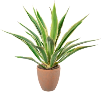 Künstliche Zimmerpflanze Agave im Terracottatopf Sukkulente, Creativ green, Höhe 85 cm