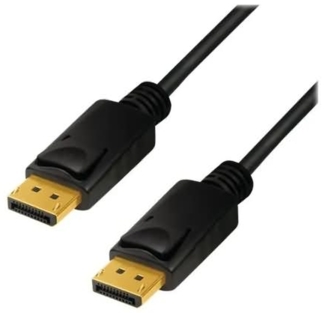LogiLink Displayport-Kabel 1.4 DP->DP M/M 8K/60Hz 1m schwarz