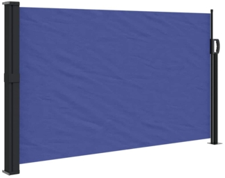 vidaXL Seitenmarkise Ausziehbar Blau 117x300 cm 4004281