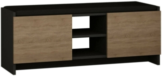 Dmora Schuhschrank Axar, Schuhregal, Mehrzweck-Eingangsgarderobe, Möbel für Schuhe, 110x37h43 cm, Anthrazit und Eiche