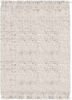 Teppich Senuri aus Wolle Beige, 140x200 cm