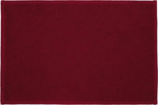 Rhomtuft Badematte Plain|60x90 cm| cardinal