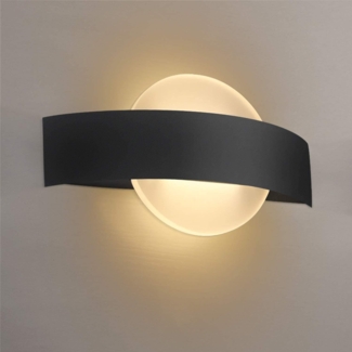 ZMH 2ER LED Wandleuchte Innen Wandlampe Flur Warmwei? Modern DesignTreppenhaus Nachtlampe Bettlampe aus Acryl 6W 3000K Energiesparen Wandbeleuchtung fr Wohnzimmer Schlafzimmer Kinderzimmer