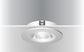 Synergy 21 LED Deckeneinbauspot Helios schwarz, rund, neutralweiÃ