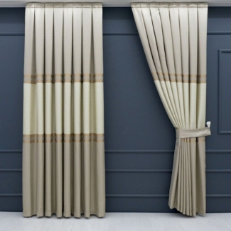 Gardinen by Justyna Vorhang 2er Fon Seiten Schal Set (4 St), Kräuselband, abdunkelnd, Fertiggardine,Hochwertiggardine,Turkischegardine,Perde,Pileli Tül