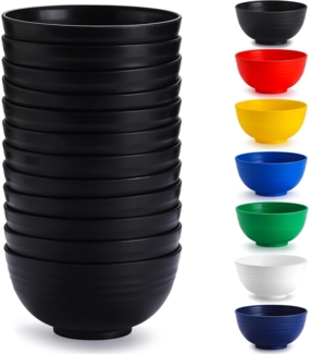 Berglander 12er Set Schwarze Kunststoff Schalen
