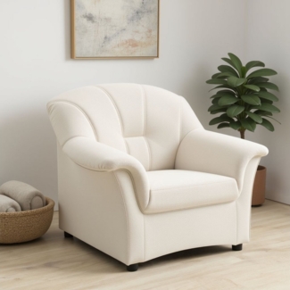 DOMO collection Sessel Flores, wahlweise mit Federkern (nicht bei Microfaser PRIMABELLE®-Struktur)