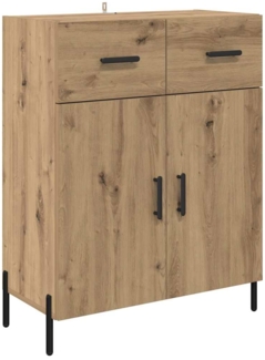 vidaXL Sideboard Artisan-Eiche 69,5 x 34 x 90 cm Holzwerkstoff 882291