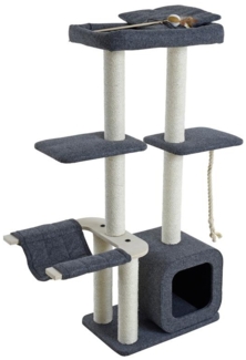 Kratzbaum Katzenbaum Katzenkratzbaum Kletterbaum Spielbaum für Katzen 140 cm XXL