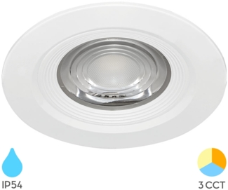 68mm LED Einbaustrahler 7W IP54 3in1 CCT Spot 630lm Einbauleuchte Einbauspot 230V Badezimmer