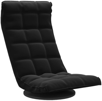 vidaXL Bodenstuhl Drehbar Schwarz Samt 336570