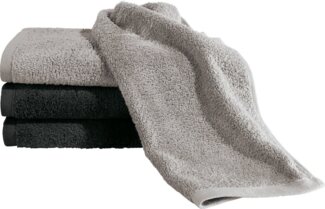 Erwin Müller Gästehandtuch Gästetuch "Bühl" 4er-Pack, Frottier (4-St), Walk-Frottier Uni