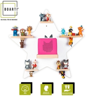 Boarti 'Stern' Tonie Regal weiß