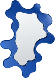 Wandspiegel ROSCOFF 59 cm 80 cm Blau