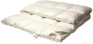 TRAUM Daunenbett Daunendecke Bettdecke Kassette, 240x220 cm 100% neue Daunen