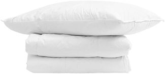 vidaXL Winterbettdecke mit Kissen 2 pcs Weiß Daunenfeder 3376290