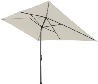 Doppler Mittelstockschirm "myZONE 300x200" Auto-Tilt, natur, 300 x 200 cm