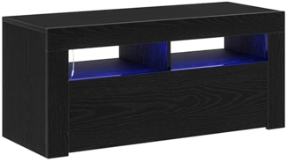 vidaXL TV-Schränk Schwarz 90 x 35 x 40 cm Holzwerkstoff 862560