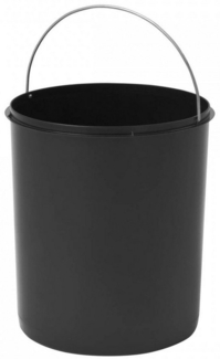 Hailo Inneneimer 15l aus Kunststoff schwarz für Compact-Box 15/M