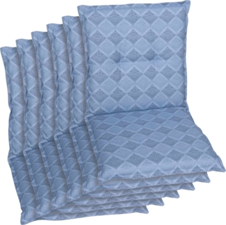 GO-DE Sitzauflage, (Set, 6 Auflagen), für Niederlehner