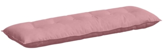 vidaXL Rückenkissen Rosa 160 x 50 cm Cordstoff 42014894