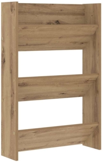 vidaXL Wandschuhschrank mit Regal Artisan-Eiche Holzwerkstoff 875148
