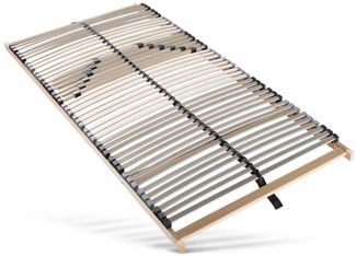 Lattenrost 90x200, Ergonomischer 7 Zonen Lattenrost aus Buchenholz, 42 Latten, Hergestellt in Deutschland, Lattenrost Selbstmontage, Traglast 150kg